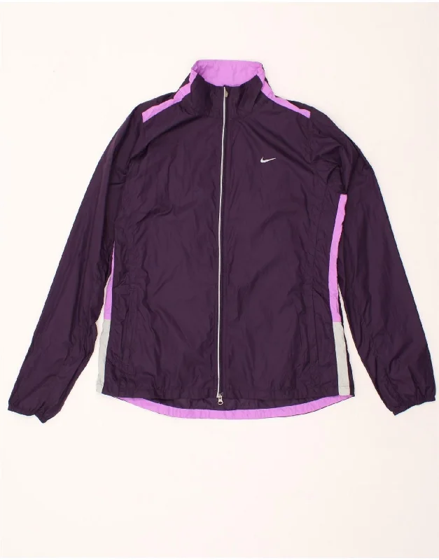NIKE Womens Tracksuit Top Jacket UK 16 Large Purple Nylon Satin Jacket Silk Jacket Chiffon Jacket NIKE Womens Tracksuit Top Jacket UK 16 Large Purple Nylon Satin Jacket Silk Jacket Chiffon Jacket