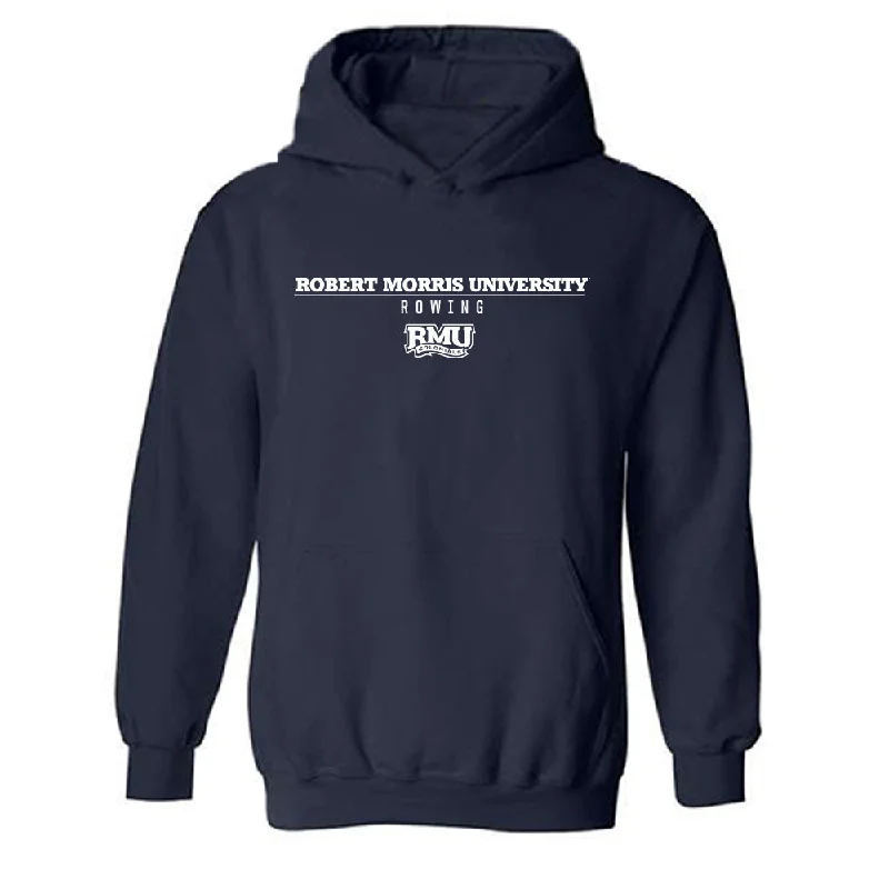 Robert Morris - NCAA Women's Rowing : Sarah Naylor - Classic Shersey Hooded Sweatshirt Hoodie with Double Zipper Versatile Adjustable Robert Morris - NCAA Women's Rowing : Sarah Naylor - Classic Shersey Hooded Sweatshirt Hoodie with Double Zipper Versatile Adjustable