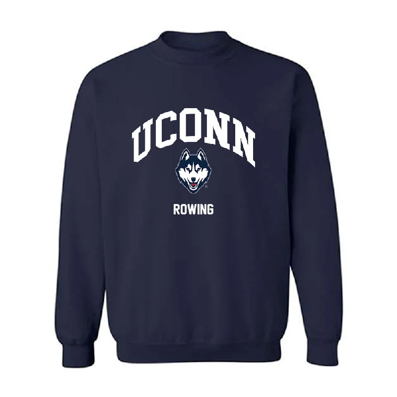 UConn - NCAA Women's Rowing : Ava Dardis - Classic Shersey Crewneck Sweatshirt Hoodie with Neon Bright Vibrant UConn - NCAA Women's Rowing : Ava Dardis - Classic Shersey Crewneck Sweatshirt Hoodie with Neon Bright Vibrant
