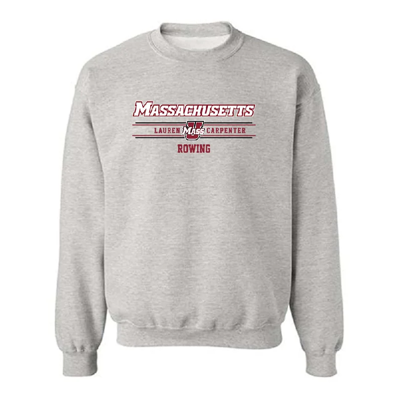 UMass - NCAA Women's Rowing : Lauren Carpenter - Classic Fashion Shersey Crewneck Sweatshirt Cotton Hoodie Fleece Lining Warmth