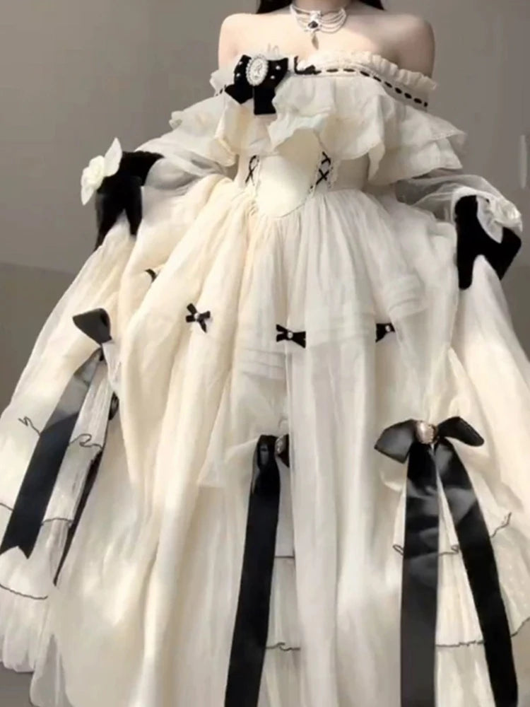 Wjczt Elegant and Sweet Miss Generative Color Heavy Industry Lolita Dress Women's Wonderful Lolita Escaping Princess Dress Tunics Party sparkling Wjczt Elegant and Sweet Miss Generative Color Heavy Industry Lolita Dress Women's Wonderful Lolita Escaping Princess Dress Tunics Party sparkling