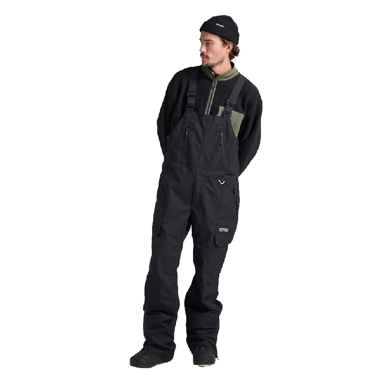 Yuki Threads 2024 Northbound Bib Pant - Black Fashionable Tapered Leg Pants