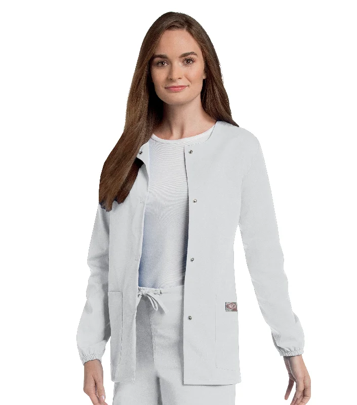 Women's 3-Pocket Crew Neck Warm-Up Scrub Jacket Appliqued Jacket Beaded Jacket Sequined Jacket Women's 3-Pocket Crew Neck Warm-Up Scrub Jacket Appliqued Jacket Beaded Jacket Sequined Jacket