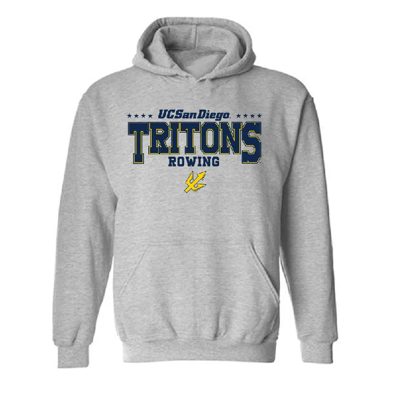 UCSD - NCAA Women's Rowing : Holly Handler - Classic Fashion Shersey Hooded Sweatshirt Hoodie with Crew Neck Simple Timeless UCSD - NCAA Women's Rowing : Holly Handler - Classic Fashion Shersey Hooded Sweatshirt Hoodie with Crew Neck Simple Timeless