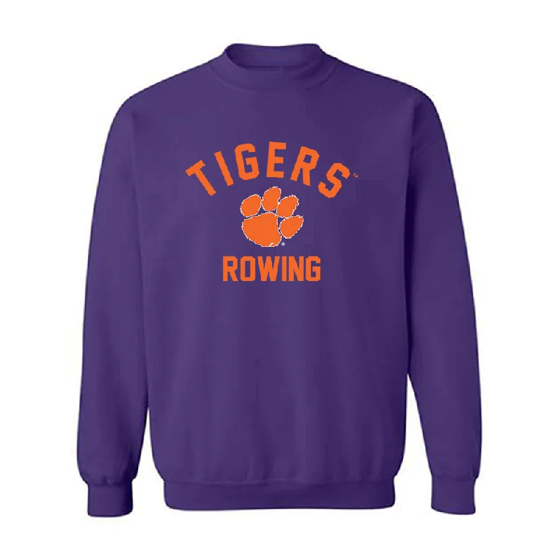 Clemson - NCAA Women's Rowing : Lira Bonitatibus - Classic Shersey Crewneck Sweatshirt Hoodie with Distressed Vintage Worn Clemson - NCAA Women's Rowing : Lira Bonitatibus - Classic Shersey Crewneck Sweatshirt Hoodie with Distressed Vintage Worn