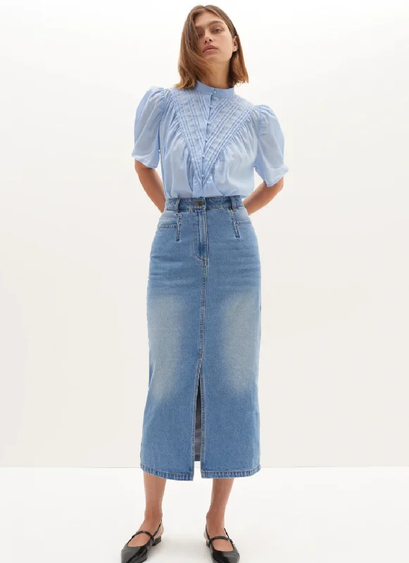 Morrison Blanca Denim Skirt denim skirt classic