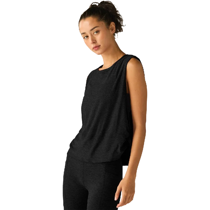 Women's Featherweight Side Note Twist Tank one shoulder tank