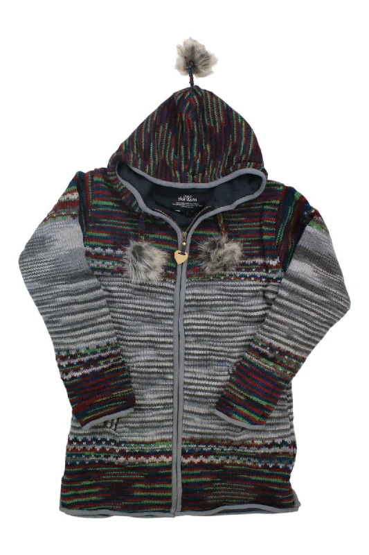 Lost Horizons Womens Yoko Fleece Lined Sweater Silk Blend Satin Velvet