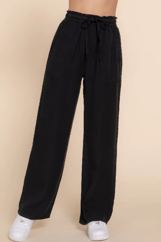 Elastic Waist Long Pants Casual Track Pants