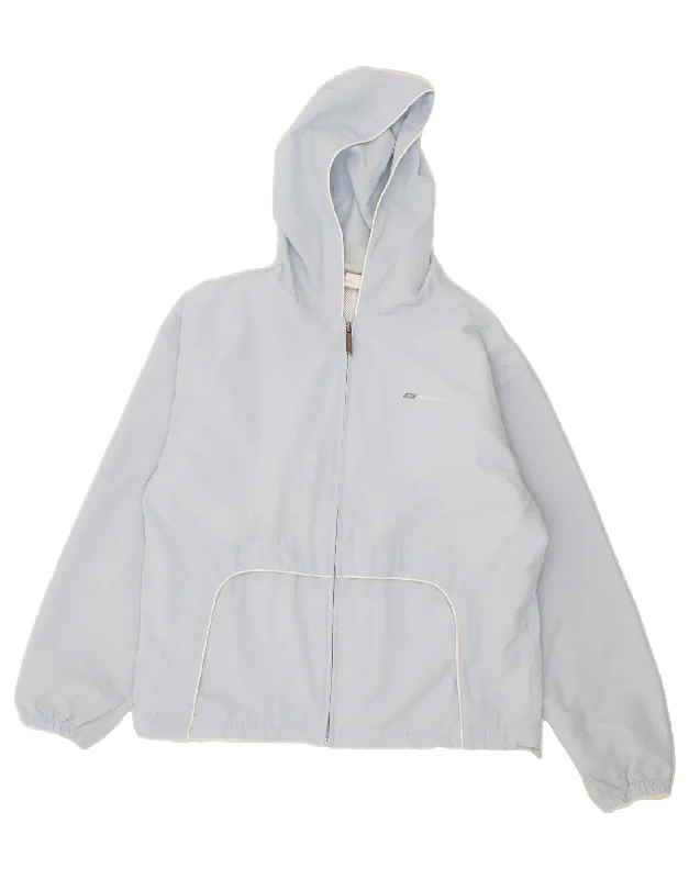 REEBOK Womens Hooded Tracksuit Top Jacket UK 16 Large Blue Polyester Cotton Fabric Linen Fabric Terry Fabric REEBOK Womens Hooded Tracksuit Top Jacket UK 16 Large Blue Polyester Cotton Fabric Linen Fabric Terry Fabric