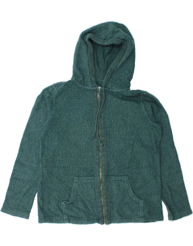 FAT FACE Womens Oversized Zip Hoodie Sweater UK 10 Small Green Cotton Handmade Hand-knitted Hand-woven FAT FACE Womens Oversized Zip Hoodie Sweater UK 10 Small Green Cotton Handmade Hand-knitted Hand-woven