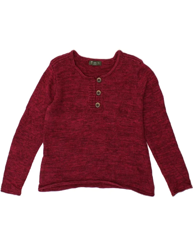 EDDIE BAUER Womens Crew Neck Jumper Sweater UK 16 Large Burgundy Flecked Jersey Fabric Tulle Fabric Batik Fabric EDDIE BAUER Womens Crew Neck Jumper Sweater UK 16 Large Burgundy Flecked Jersey Fabric Tulle Fabric Batik Fabric
