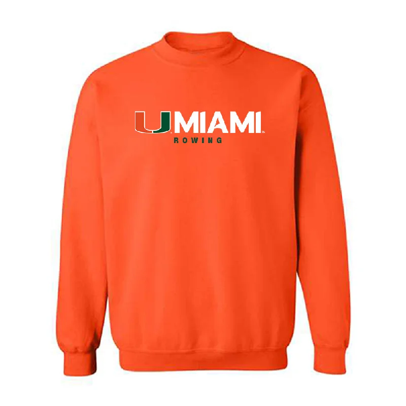 Miami - NCAA Women's Rowing : Anderson Blalock - Classic Shersey Crewneck Sweatshirt Hoodie Dress Longline Feminine Miami - NCAA Women's Rowing : Anderson Blalock - Classic Shersey Crewneck Sweatshirt Hoodie Dress Longline Feminine
