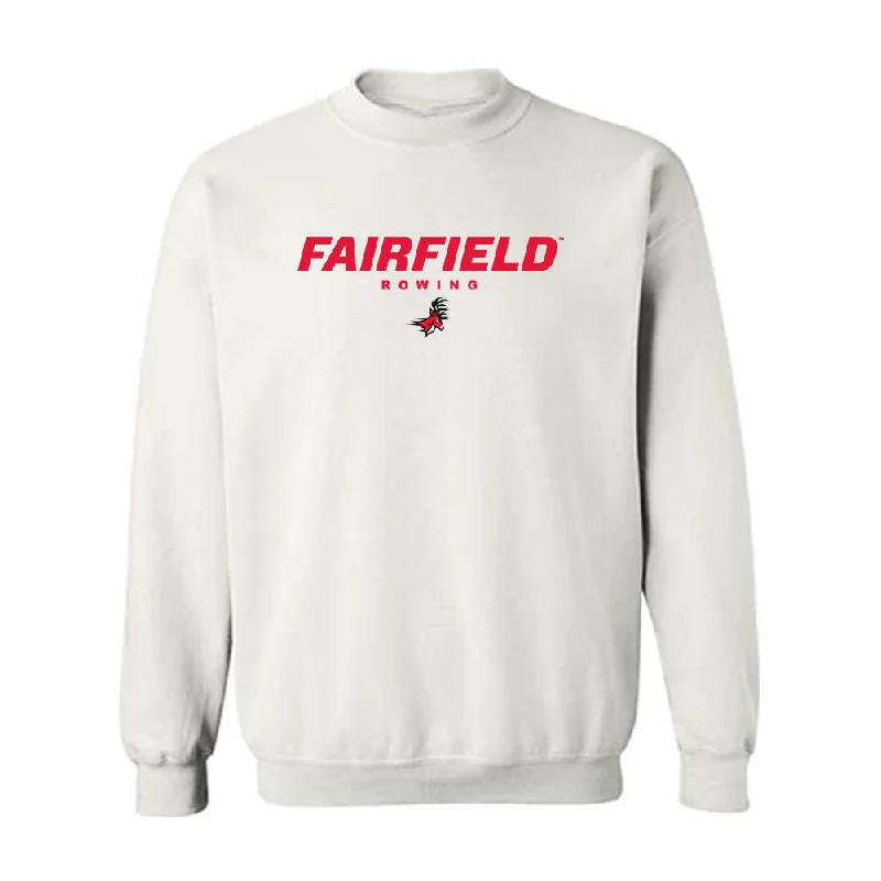 Fairfield - NCAA Women's Rowing : Grace McDonough - Classic Shersey Crewneck Sweatshirt Hoodie with Double Zipper Versatile Adjustable Fairfield - NCAA Women's Rowing : Grace McDonough - Classic Shersey Crewneck Sweatshirt Hoodie with Double Zipper Versatile Adjustable