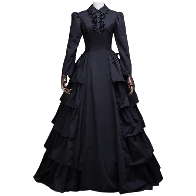 Wjczt pretty halloween costumes Medieval Victorian Dress Halloween Renaissance Gothic Lace Queen Princess Dress Tunics Long Elegant Wjczt pretty halloween costumes Medieval Victorian Dress Halloween Renaissance Gothic Lace Queen Princess Dress Tunics Long Elegant