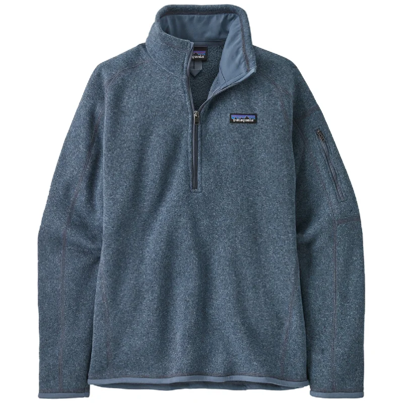 Patagonia Women's Utility Blue Better Sweater Quarter Zip 2.0 Boxy Sweater Fitted Sweater A-Line Patagonia Women's Utility Blue Better Sweater Quarter Zip 2.0 Boxy Sweater Fitted Sweater A-Line