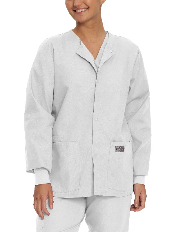 Unisex 3-Pocket Snap-Front Warm-Up Scrub Jacket Wool Jacket Cashmere Jacket Tweed Jacket Unisex 3-Pocket Snap-Front Warm-Up Scrub Jacket Wool Jacket Cashmere Jacket Tweed Jacket
