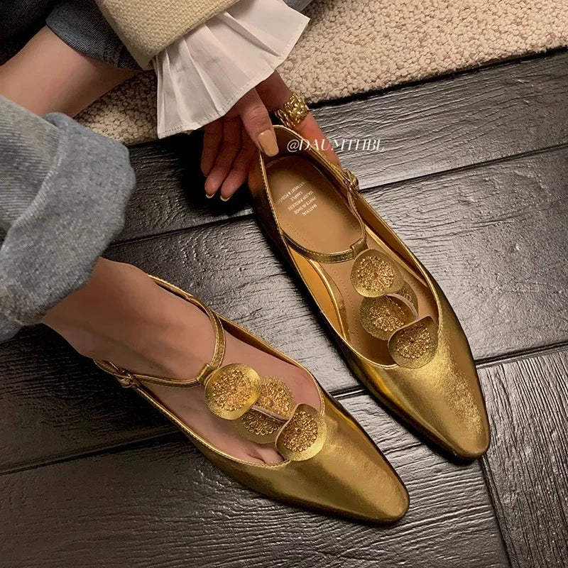 Wjczt Luxury Rome Shoes Women Elegant Shallow Shoes Summer New Pointed Toe Retro Shoes Designer Dress Walking Flats Mujer Zapatillas Tunics Brand named Wjczt Luxury Rome Shoes Women Elegant Shallow Shoes Summer New Pointed Toe Retro Shoes Designer Dress Walking Flats Mujer Zapatillas Tunics Brand named