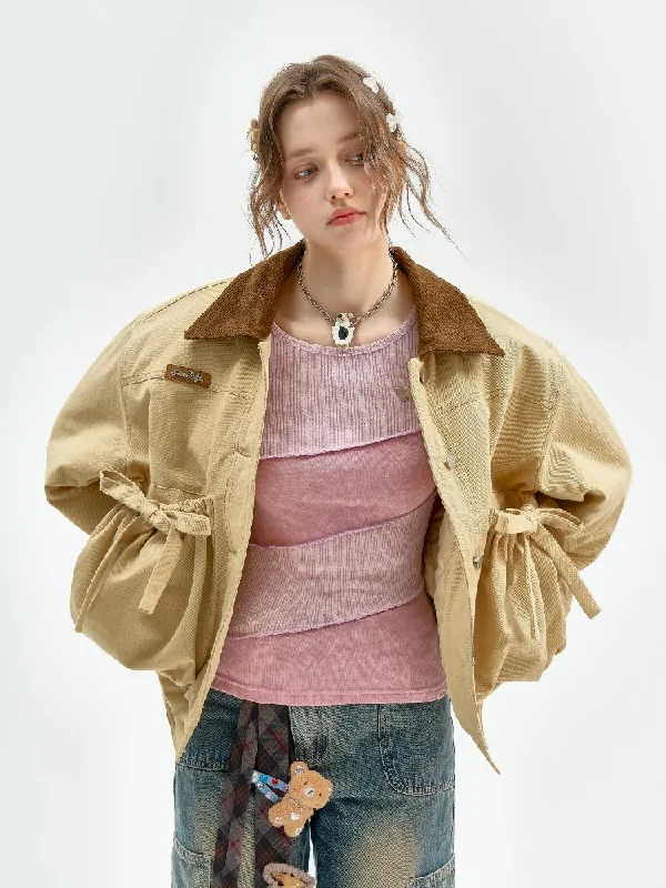 Corduroy Sandwich Cotton Barnstormer Jacket【s0000011512】 Boat Neck Shawl Collar Notched Collar Corduroy Sandwich Cotton Barnstormer Jacket【s0000011512】 Boat Neck Shawl Collar Notched Collar