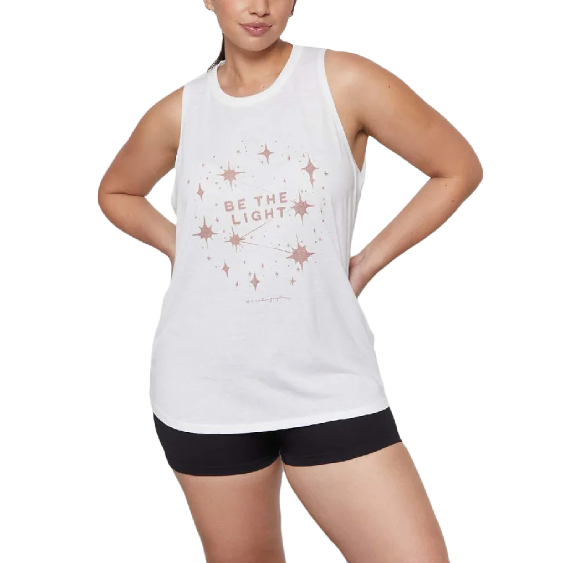 Women's Be The Light Movement Tank cutout tank top