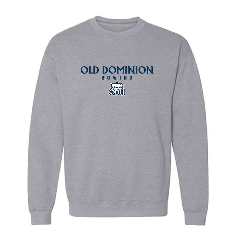 Old Dominion - NCAA Women's Rowing : Olga Katopodi - Classic Shersey Crewneck Sweatshirt Hoodie with Hem Lace Feminine Delicate Old Dominion - NCAA Women's Rowing : Olga Katopodi - Classic Shersey Crewneck Sweatshirt Hoodie with Hem Lace Feminine Delicate