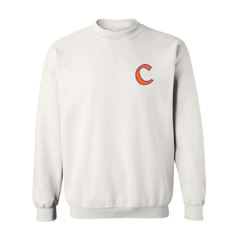 Clemson - NCAA Women's Rowing : Lira Bonitatibus - Classic Shersey Crewneck Sweatshirt Hoodie with Gradient Ombre Colorful Clemson - NCAA Women's Rowing : Lira Bonitatibus - Classic Shersey Crewneck Sweatshirt Hoodie with Gradient Ombre Colorful