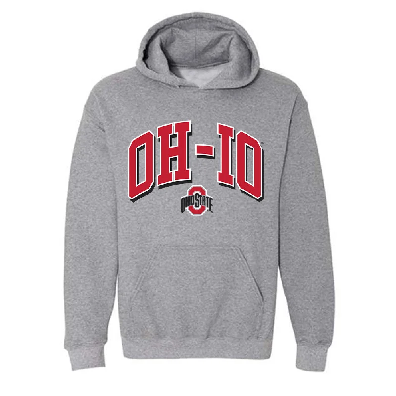 Ohio State - NCAA Women's Rowing : Eliana Bujwalo-Nowak - Classic Shersey Hooded Sweatshirt Hoodie with Button Placket Classic Preppy Ohio State - NCAA Women's Rowing : Eliana Bujwalo-Nowak - Classic Shersey Hooded Sweatshirt Hoodie with Button Placket Classic Preppy
