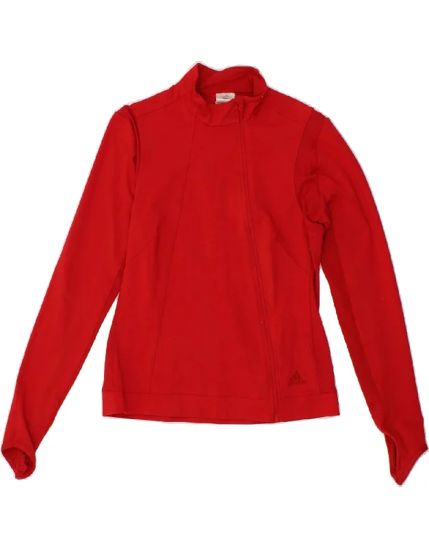 ADIDAS Womens Tracksuit Top Jacket UK 14 Medium Red Polyester Nylon Jacket Polyester Jacket Spandex Jacket ADIDAS Womens Tracksuit Top Jacket UK 14 Medium Red Polyester Nylon Jacket Polyester Jacket Spandex Jacket