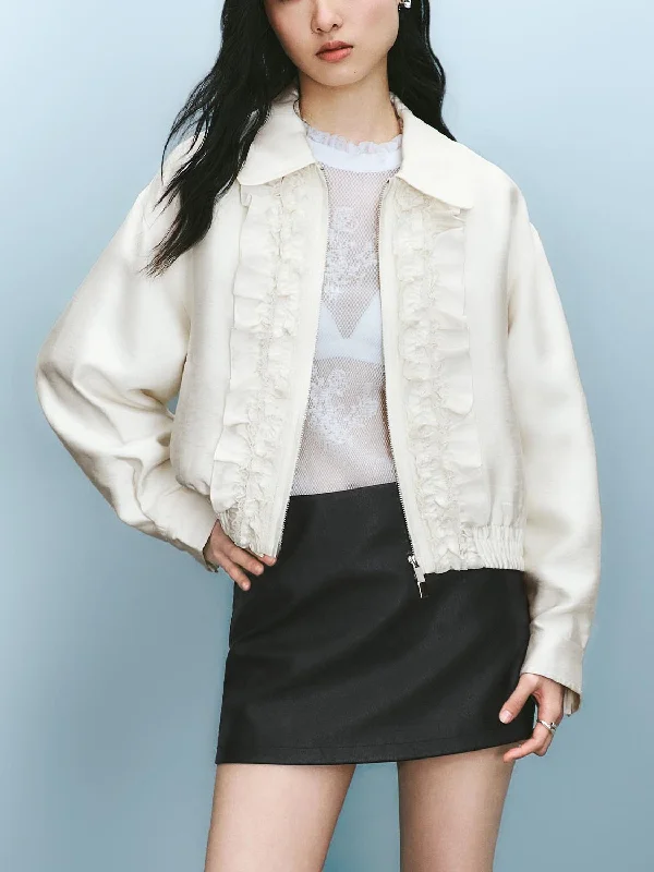 Zip Up Front Jackets Faux Fur Jacket Real Fur Jacket Shearling Jacket