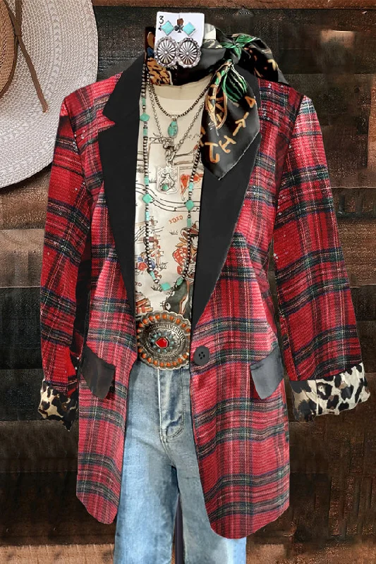 Vintage Contrasting Plaid Print Jacket Herringbone Jacket Checkered Jacket Solid Jacket Vintage Contrasting Plaid Print Jacket Herringbone Jacket Checkered Jacket Solid Jacket