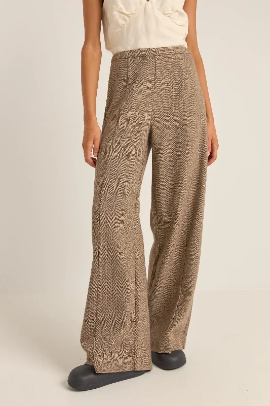 Whitehaven Wide Leg Pant Chocolate Formal Dress Pants