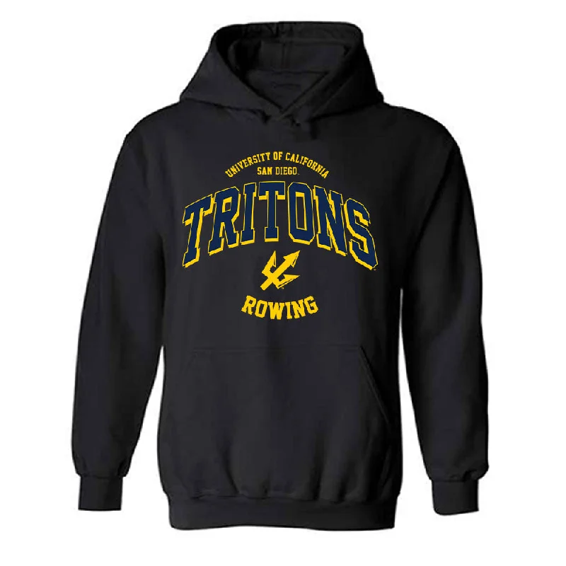 UCSD - NCAA Women's Rowing : Holly Handler - Classic Fashion Shersey Hooded Sweatshirt Hoodie with Bell Sleeves Flared Feminine UCSD - NCAA Women's Rowing : Holly Handler - Classic Fashion Shersey Hooded Sweatshirt Hoodie with Bell Sleeves Flared Feminine