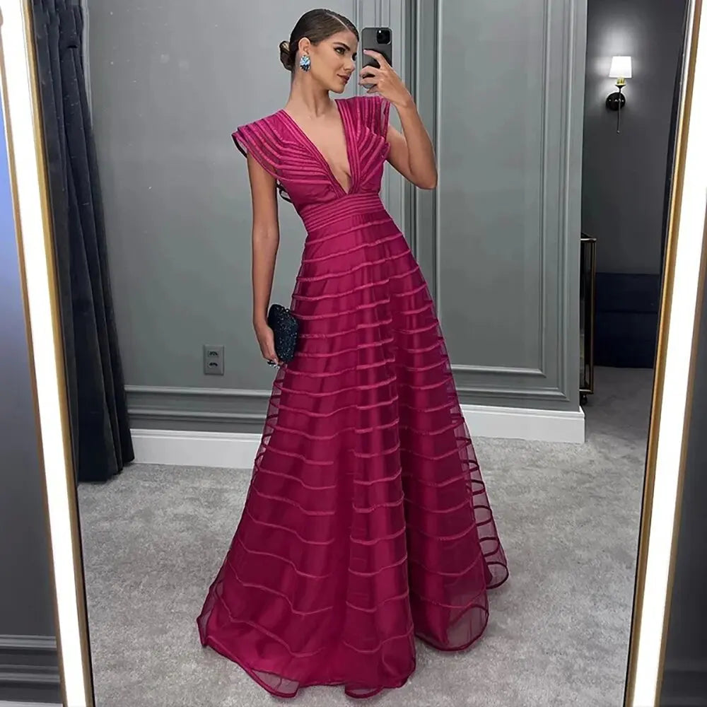 Wjczt Emerald A Line Evening Dresses Cap Sleeves Deep V Neck Prom Gowns Floor Length Women Party Special Occasion Dress Tunics Timeless classic Wjczt Emerald A Line Evening Dresses Cap Sleeves Deep V Neck Prom Gowns Floor Length Women Party Special Occasion Dress Tunics Timeless classic