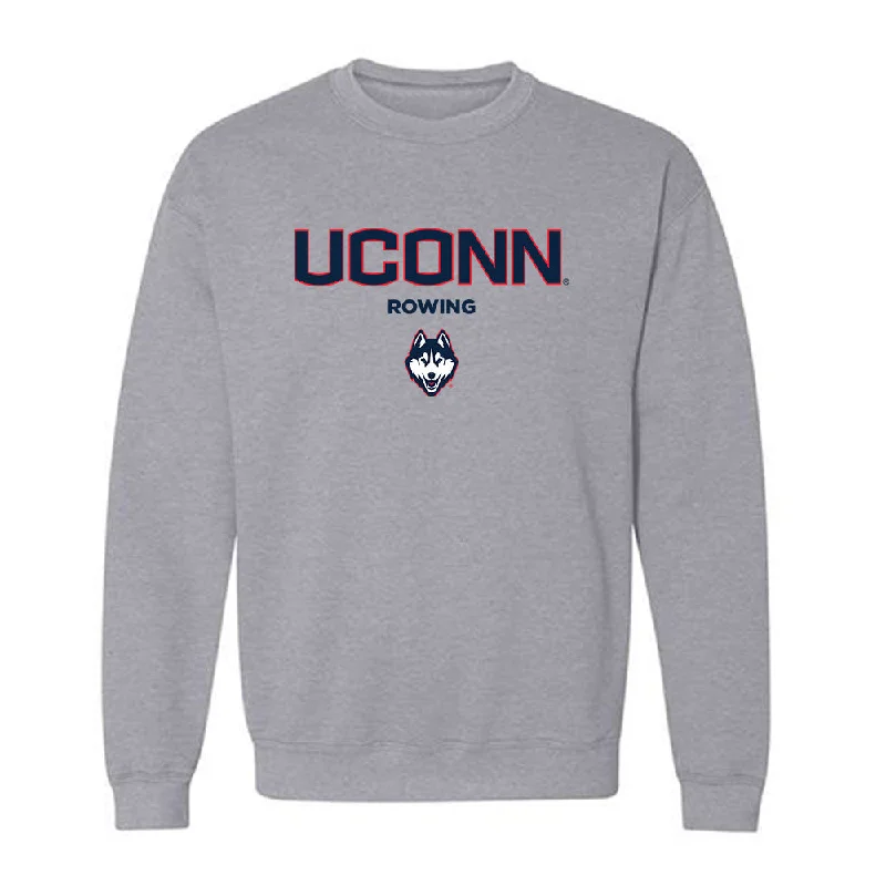 UConn - NCAA Women's Rowing : Nitya Tarala - Classic Shersey Crewneck Sweatshirt Hoodie with Relaxed Fit Easy Casual UConn - NCAA Women's Rowing : Nitya Tarala - Classic Shersey Crewneck Sweatshirt Hoodie with Relaxed Fit Easy Casual