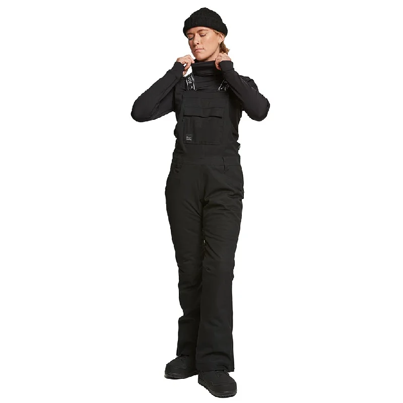 Rojo 2024 Snow Day Bib Pant - True Black Classic Straight-Leg Pants
