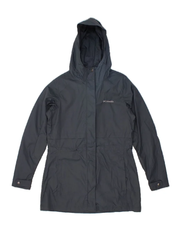 COLUMBIA Womens Hooded Rain Jacket UK 14 Medium Grey Nylon Jersey Jacket Tulle Jacket Batik Jacket COLUMBIA Womens Hooded Rain Jacket UK 14 Medium Grey Nylon Jersey Jacket Tulle Jacket Batik Jacket