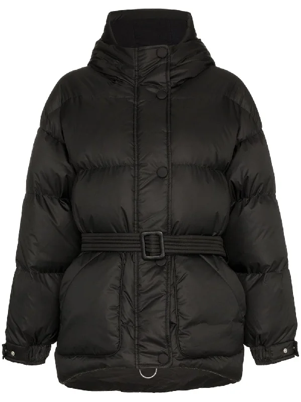Michelin belted feather down puffer jacket Denim Jacket Leather Jacket Suede Jacket