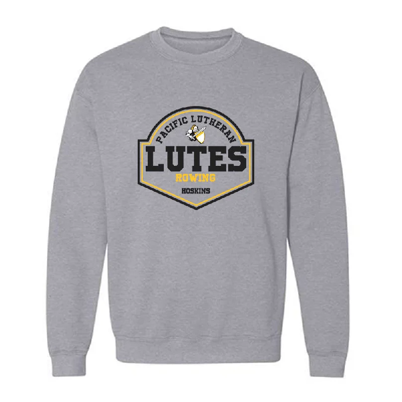 PLU - NCAA Women's Rowing : Sarah Hoskins - Classic Fashion Shersey Crewneck Sweatshirt Hoodie with Lining Warm Insulated PLU - NCAA Women's Rowing : Sarah Hoskins - Classic Fashion Shersey Crewneck Sweatshirt Hoodie with Lining Warm Insulated