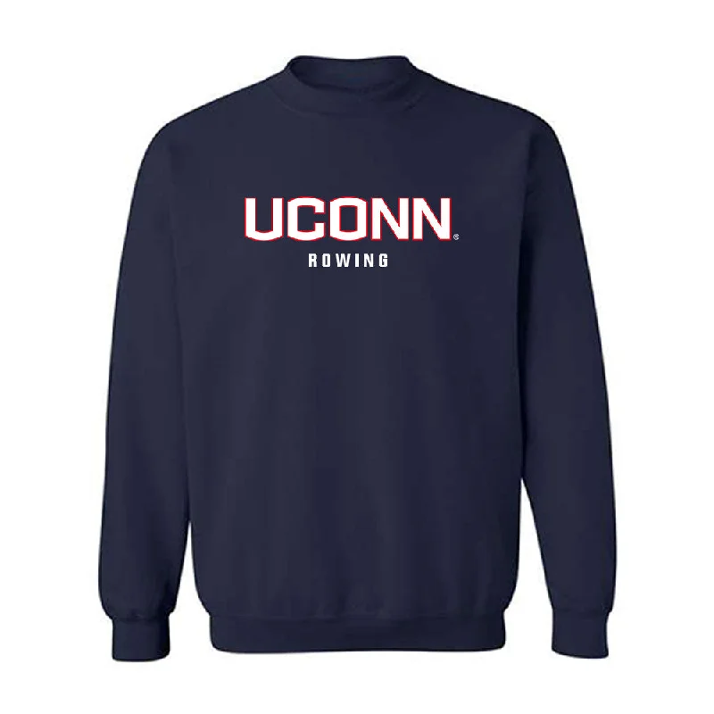 UConn - NCAA Women's Rowing : Nitya Tarala - Classic Shersey Crewneck Sweatshirt Hoodie with Set-In Sleeves Structured Classic UConn - NCAA Women's Rowing : Nitya Tarala - Classic Shersey Crewneck Sweatshirt Hoodie with Set-In Sleeves Structured Classic