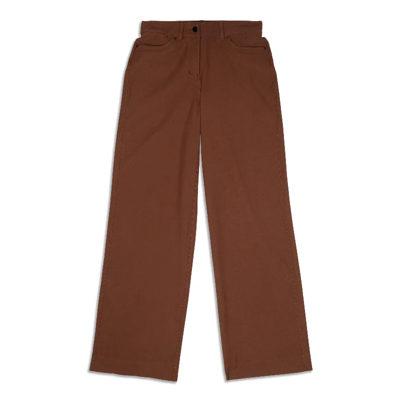 City Sleek 5 Pocket High-Rise Wide-Leg Pant - Resale Soft Stretch Trousers