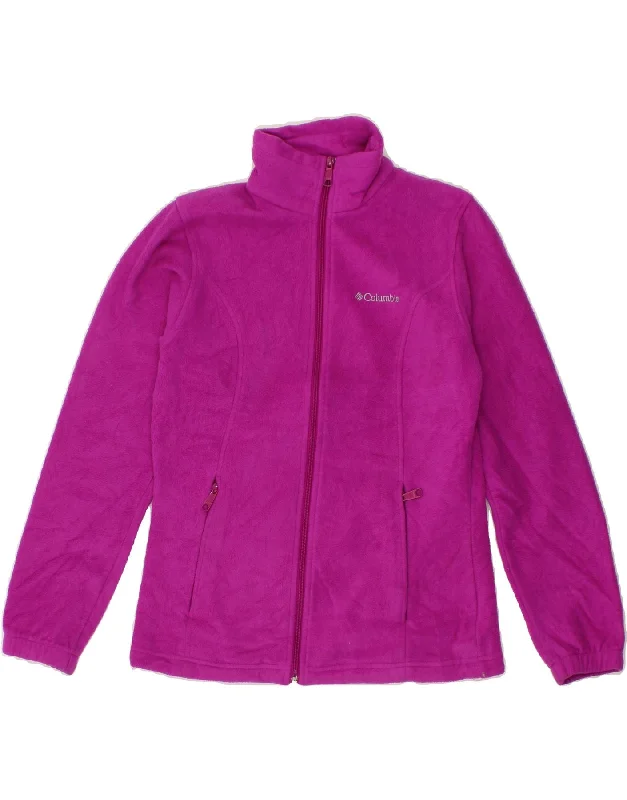 COLUMBIA Womens Fleece Jacket UK 10 Small Pink Polyester Chenille Fabric Brocade Fabric Lace Fabric COLUMBIA Womens Fleece Jacket UK 10 Small Pink Polyester Chenille Fabric Brocade Fabric Lace Fabric