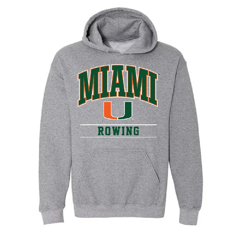Miami - NCAA Women's Rowing : Anderson Blalock - Classic Shersey Hooded Sweatshirt Hoodie with Strings Custom Fit Adjustable Miami - NCAA Women's Rowing : Anderson Blalock - Classic Shersey Hooded Sweatshirt Hoodie with Strings Custom Fit Adjustable