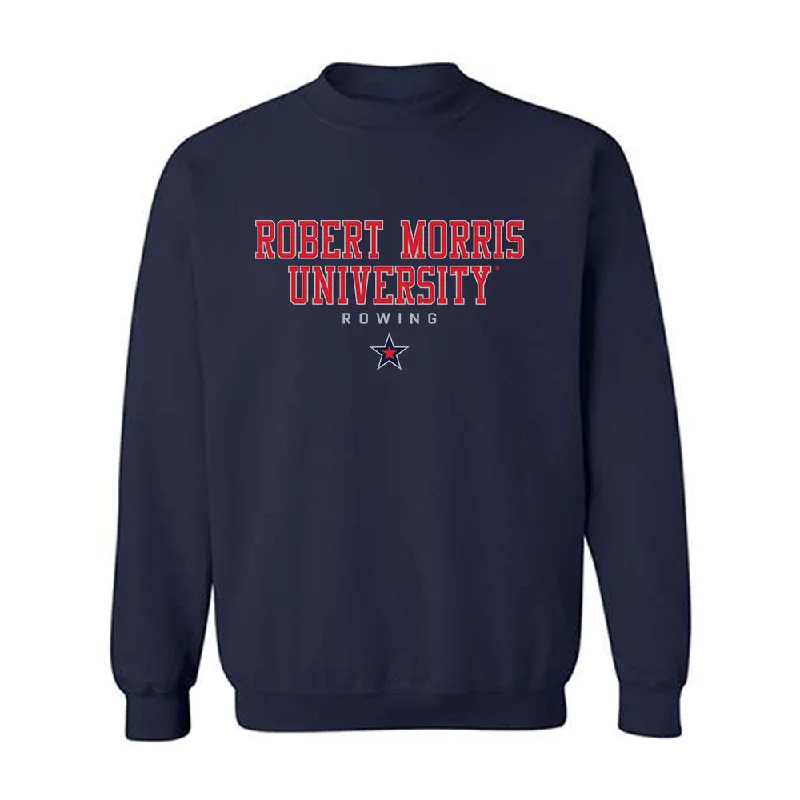 Robert Morris - NCAA Women's Rowing : Sarah Naylor - Classic Shersey Crewneck Sweatshirt Hoodie with Snap Buttons Easy Quick Robert Morris - NCAA Women's Rowing : Sarah Naylor - Classic Shersey Crewneck Sweatshirt Hoodie with Snap Buttons Easy Quick
