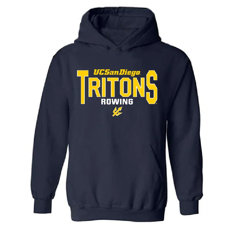 UCSD - NCAA Women's Rowing : Holly Handler - Classic Shersey Hooded Sweatshirt Hoodie with Cuffed Sleeves Snug Secure UCSD - NCAA Women's Rowing : Holly Handler - Classic Shersey Hooded Sweatshirt Hoodie with Cuffed Sleeves Snug Secure