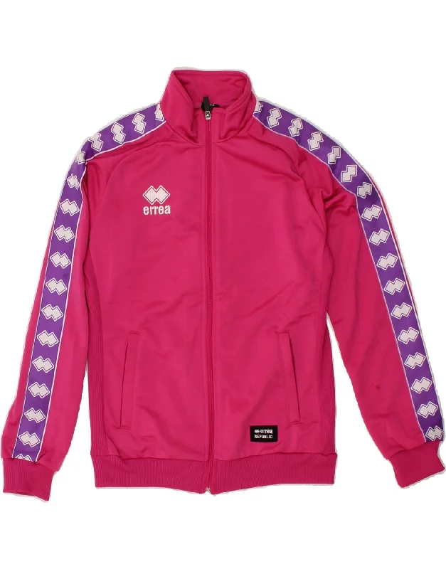 ERREA Womens Graphic Tracksuit Top Jacket UK 6 XS Pink Colourblock Oversized Jacket Tailored Jacket Straight Jacket ERREA Womens Graphic Tracksuit Top Jacket UK 6 XS Pink Colourblock Oversized Jacket Tailored Jacket Straight Jacket