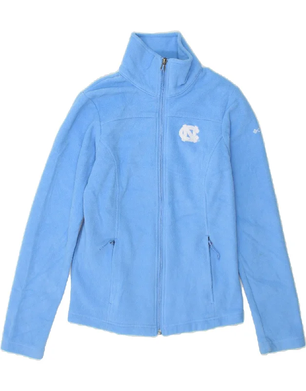 COLUMBIA Womens Fleece Jacket UK 6 XS Blue Polyester Trench Coat Raincoat Waterproof Jacket COLUMBIA Womens Fleece Jacket UK 6 XS Blue Polyester Trench Coat Raincoat Waterproof Jacket