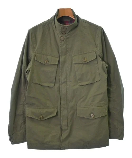 BARACUTA Millitary jackets Notch Collar Peter Pan Collar Cowl Neck