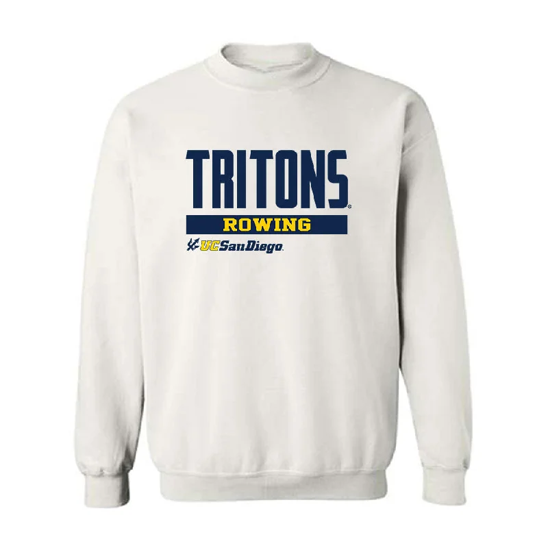 UCSD - NCAA Women's Rowing : Holly Handler - Classic Fashion Shersey Crewneck Sweatshirt Hoodie with V-Neck Classic Versatile UCSD - NCAA Women's Rowing : Holly Handler - Classic Fashion Shersey Crewneck Sweatshirt Hoodie with V-Neck Classic Versatile