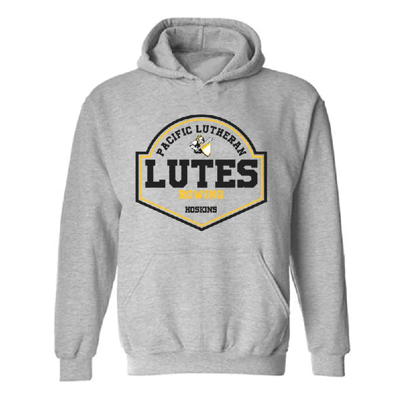 PLU - NCAA Women's Rowing : Sarah Hoskins - Classic Fashion Shersey Hooded Sweatshirt Hoodie with Button Classic Timeless PLU - NCAA Women's Rowing : Sarah Hoskins - Classic Fashion Shersey Hooded Sweatshirt Hoodie with Button Classic Timeless