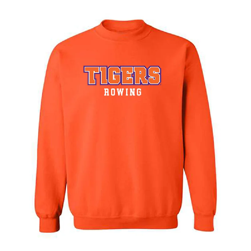 Clemson - NCAA Women's Rowing : Skyler Riggio - Classic Shersey Crewneck Sweatshirt Hoodie with Crew Neck Simple Timeless Clemson - NCAA Women's Rowing : Skyler Riggio - Classic Shersey Crewneck Sweatshirt Hoodie with Crew Neck Simple Timeless